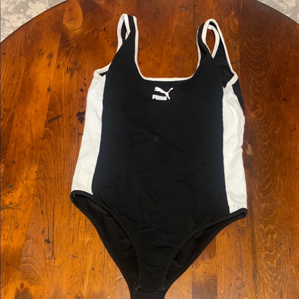 Puma Women’s Black and White One Piece